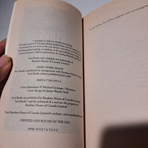 Dime Store Magic by Kelly Armstrong Book - Picture 6 of 7